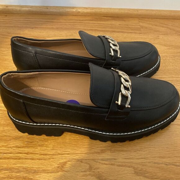 BCBG Generation Tinaa Chunky Lug Sole Slip On Loafer Size 8.5 - Picture 5 of 9